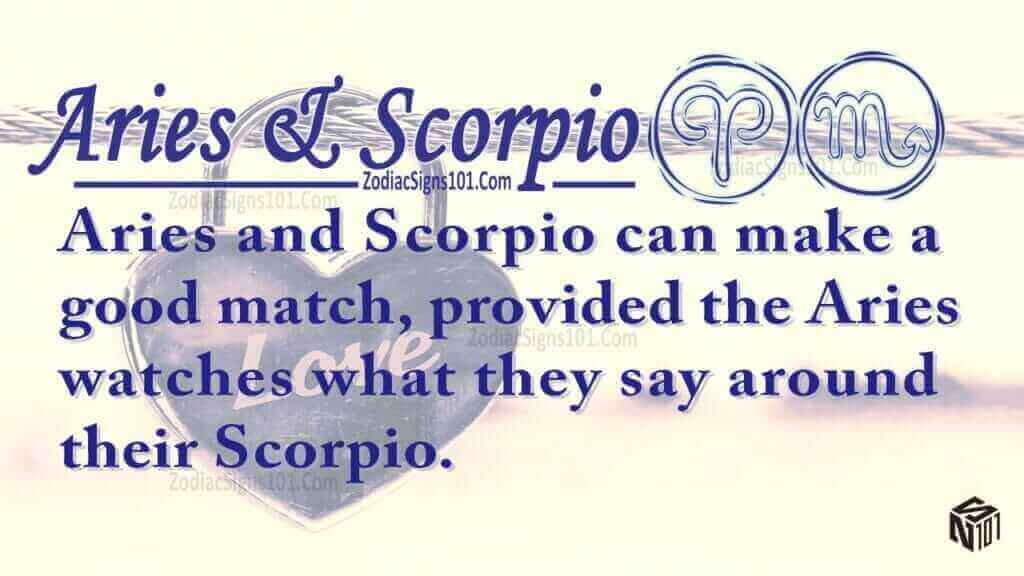 Aries Scorpio Partners For Life In Love Or Hate Compatibility And Sex