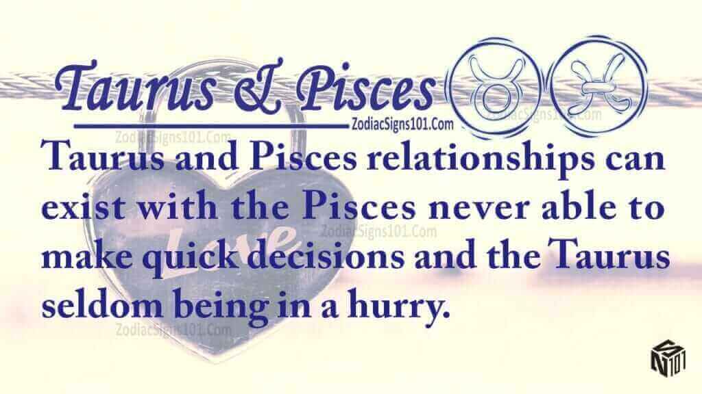 Taurus Pisces Partners For Life, In Love or Hate, Compatibility and Sex ...