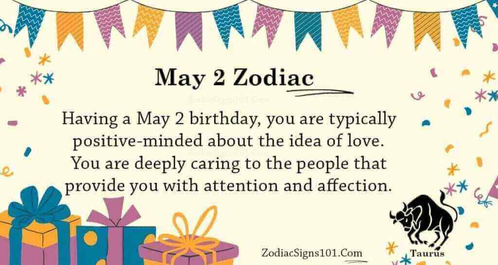 May 2 Zodiac Is Taurus, Birthdays And Horoscope ZodiacSigns101