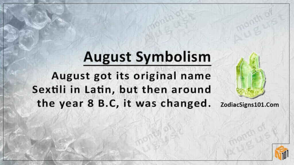 August Symbolism: The 8th Month of the Year - ZodiacSigns101