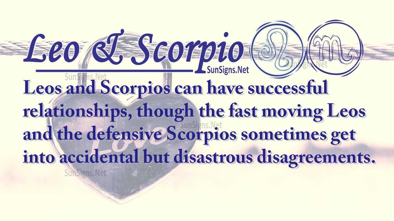 Leo And Scorpio Love Compatibility Belva Kittie