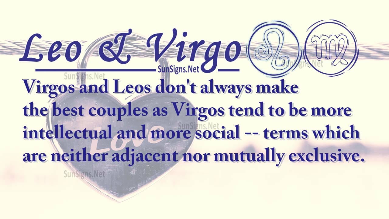 which zodiac sign love virgo