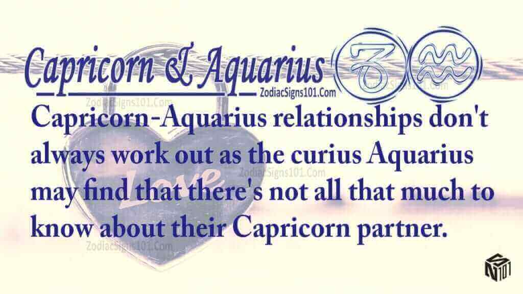 Capricorn Aquarius Love Compatibility - ZodiacSigns101