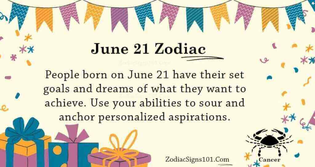 June 21 Zodiac is a Cusp Gemini and Cancer, Birthdays and Horoscope ...