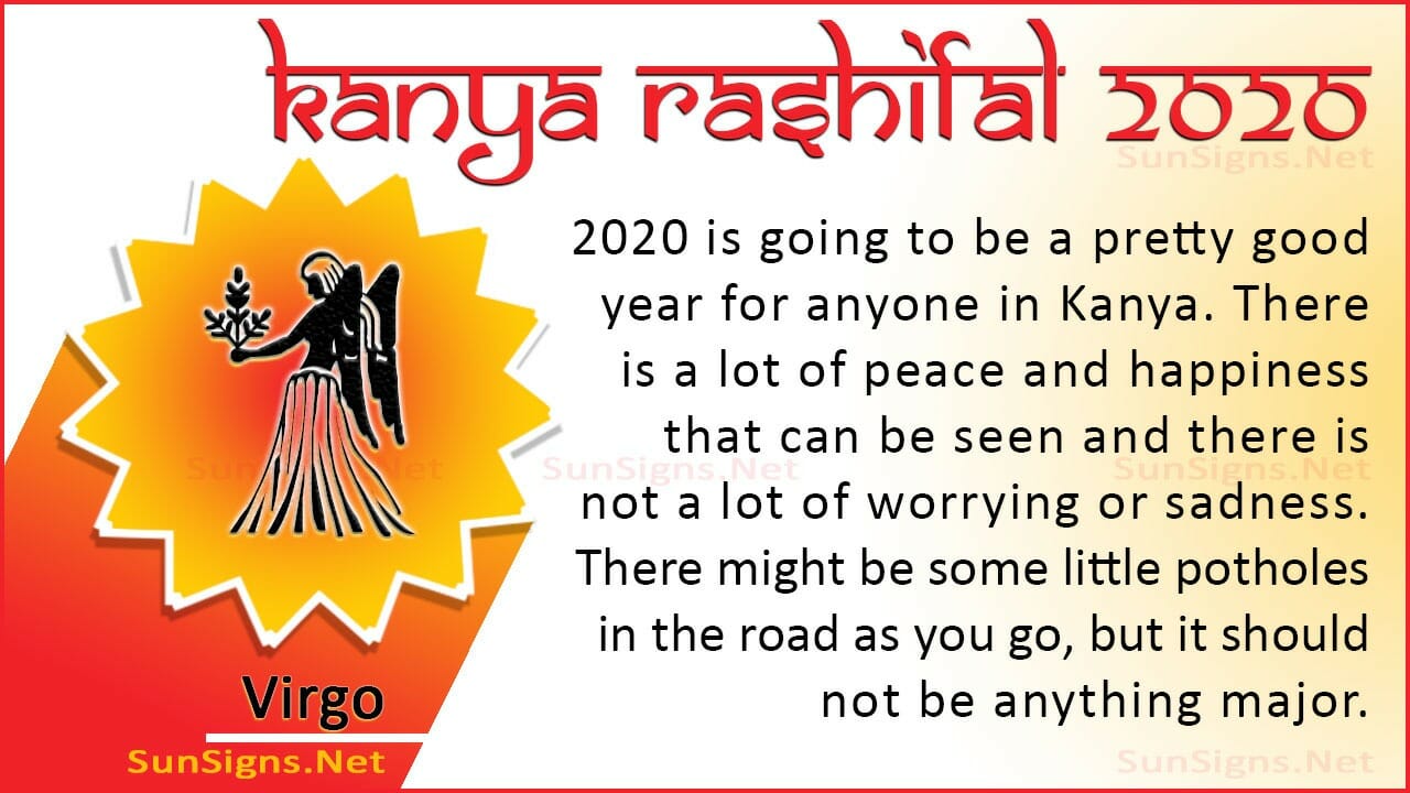 Kanya 2020 Horoscope Good Luck Zodiac Signs 101