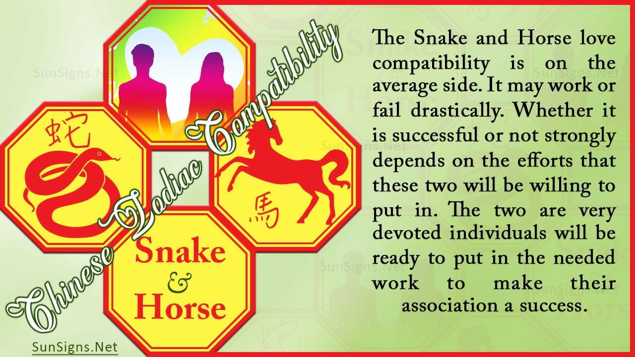snake and horse love compatibility