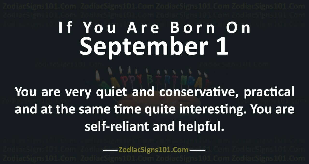 September 1 Zodiac is Virgo, Birthdays And Horoscope - ZodiacSigns101