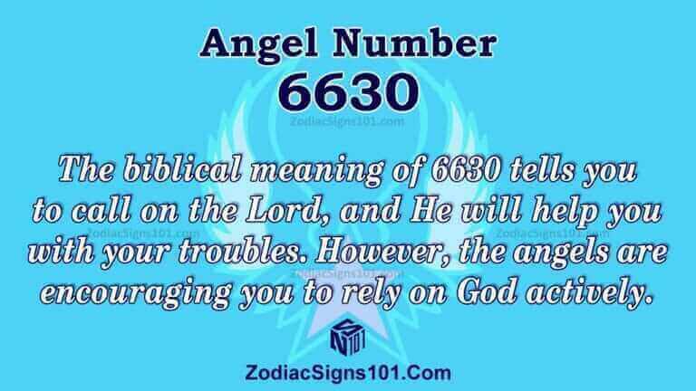 6630 Angel Number