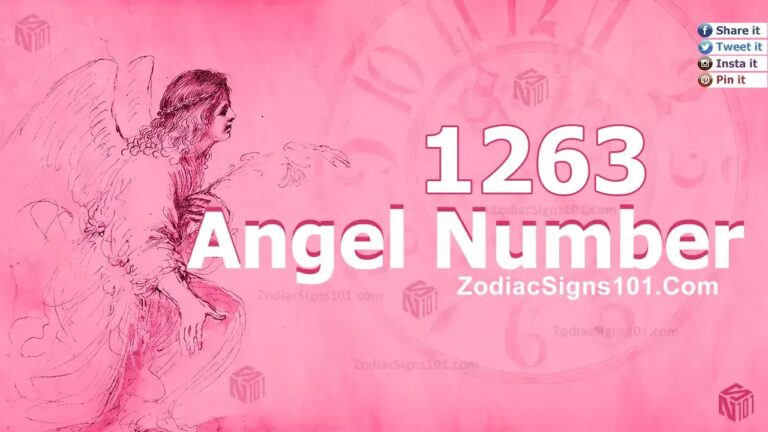 1263 Angel Number Spiritual Meaning And Significance