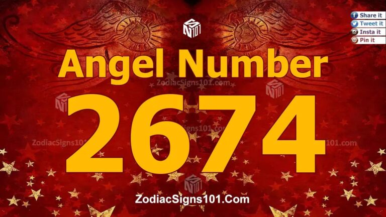 2674 Angel Number Spiritual Meaning And Significance