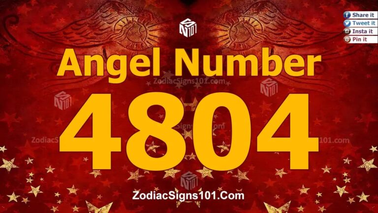 4804 Angel Number Spiritual Meaning And Significance