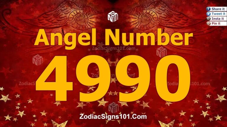 4990 Angel Number Spiritual Meaning And Significance