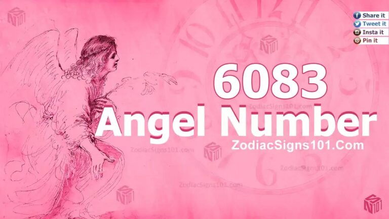 6083 Angel Number Spiritual Meaning And Significance