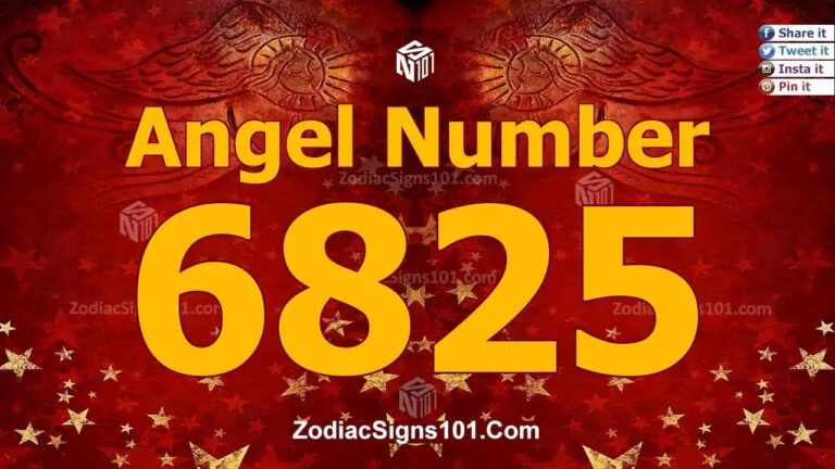 6825 Angel Number Spiritual Meaning And Significance