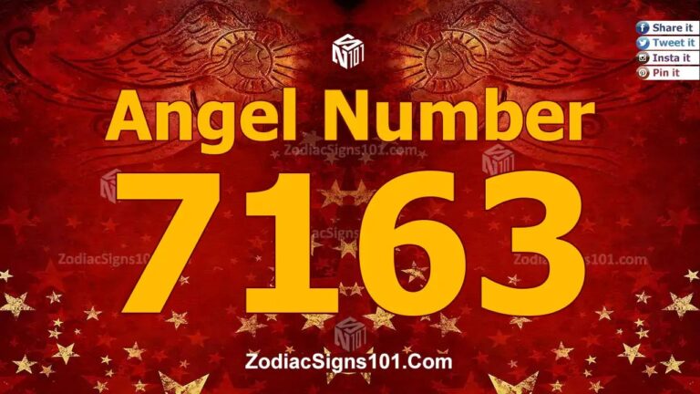 7163 Angel Number Spiritual Meaning And Significance