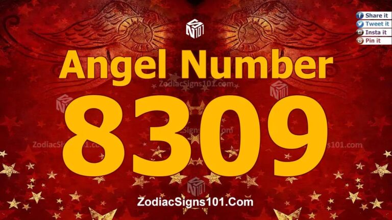 8309 Angel Number Spiritual Meaning And Significance