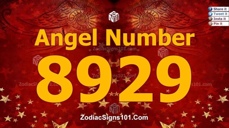 8929 Angel Number Spiritual Meaning And Significance