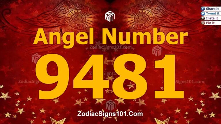 9481 Angel Number Spiritual Meaning And Significance