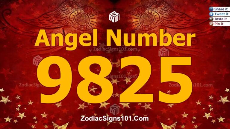 9825 Angel Number Spiritual Meaning And Significance